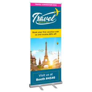 indoor Tradeshow Retractable Banner POPUP atlanta 43439