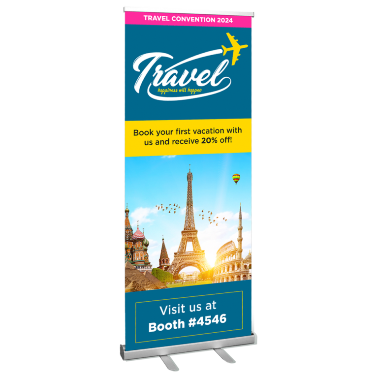indoor Tradeshow Retractable Banner POPUP atlanta 43439